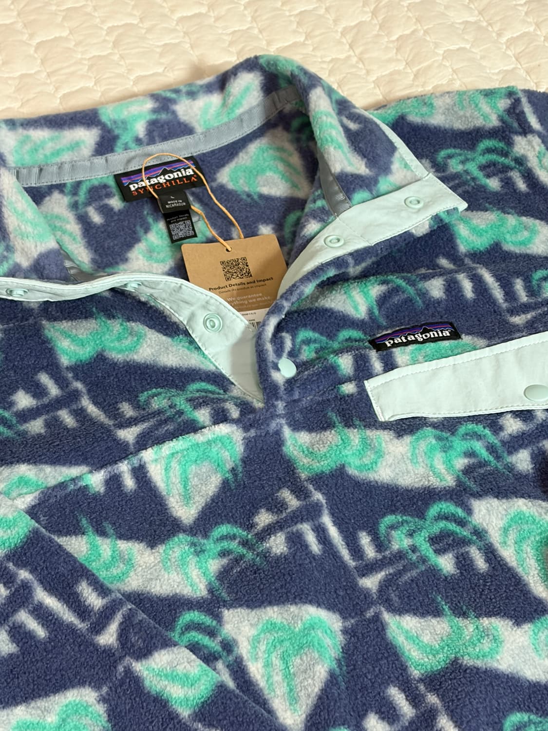 파타고니아 신칠라 재규어 지오 L size 새상품 상품이미지2