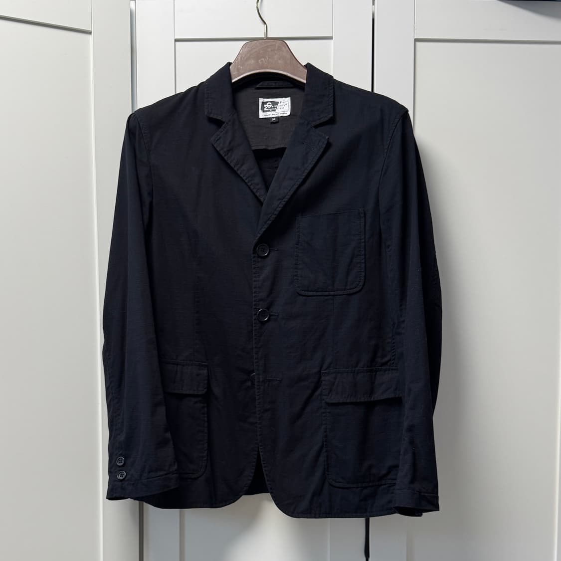 엔지니어드 가먼츠 립스탑 베이커 자켓 블랙 상품이미지1