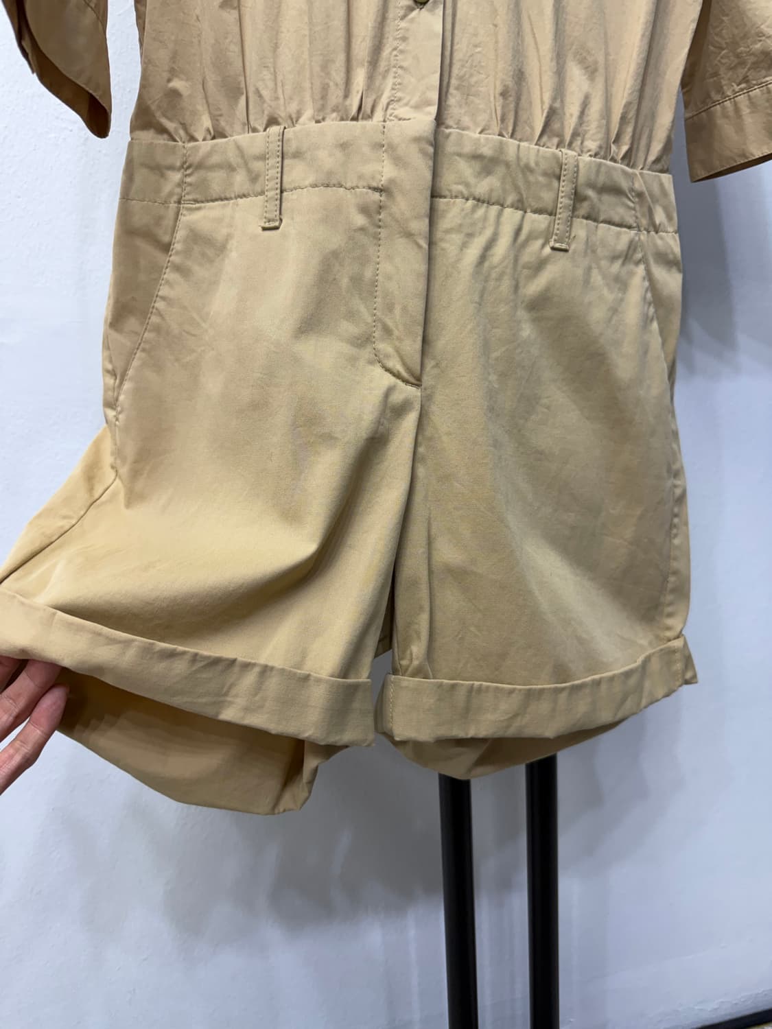 정품) 띠어리 베이지색 점프수트 2(55) 상품이미지4