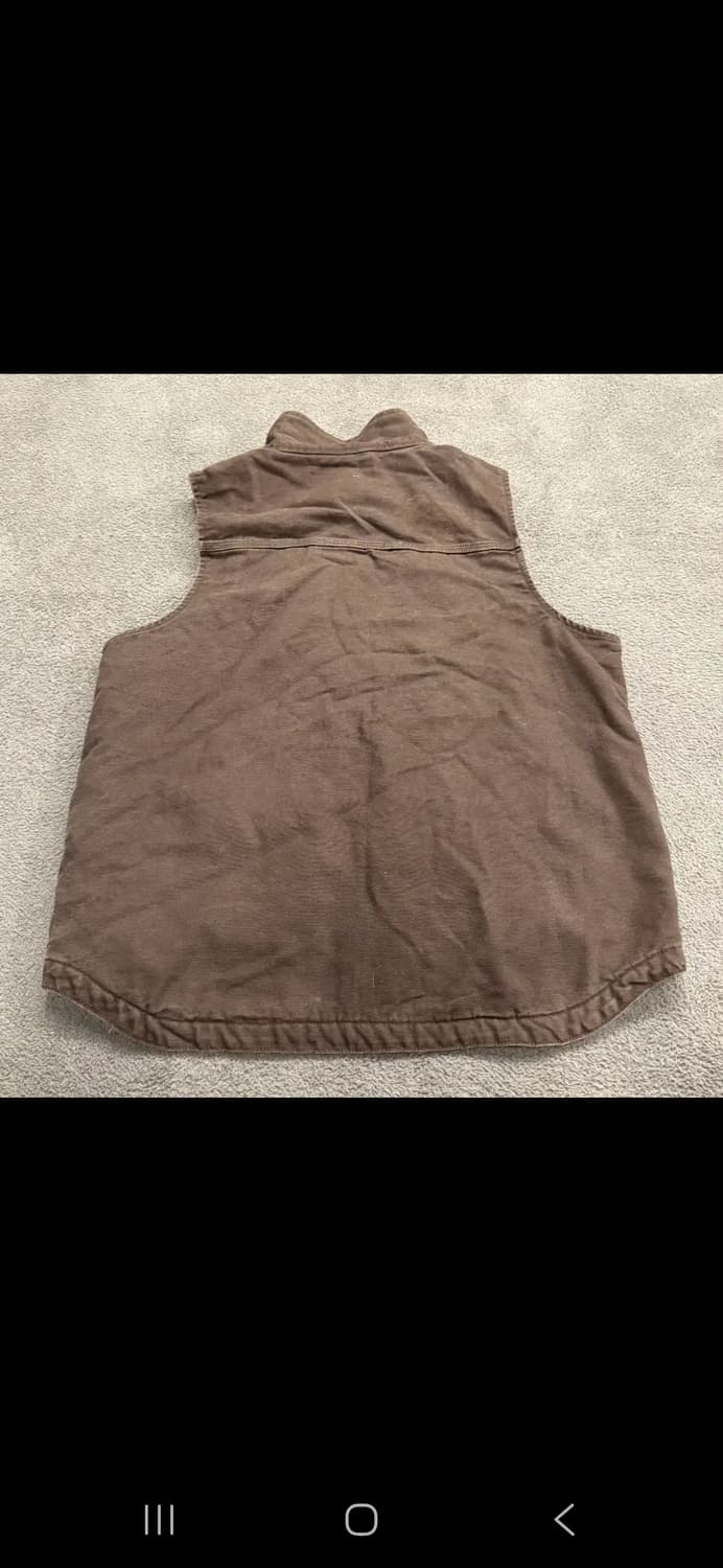 [정품/M] 칼하트 브라운 털 안감 조끼 c1 상품이미지3
