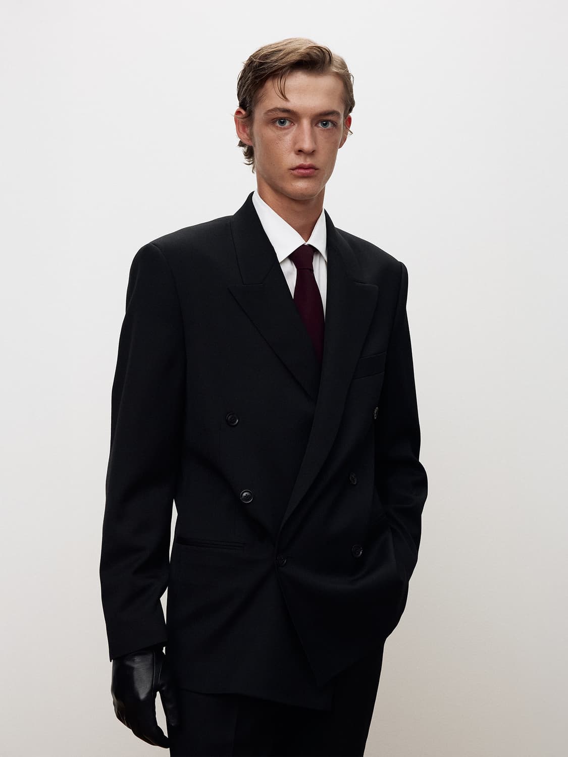 토니웩 울 트윌 더블 브리스티드 테일러드 자켓 M 상품이미지2