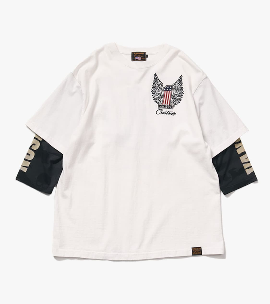 VANSON - LAYERED T SHIRT 상품이미지1