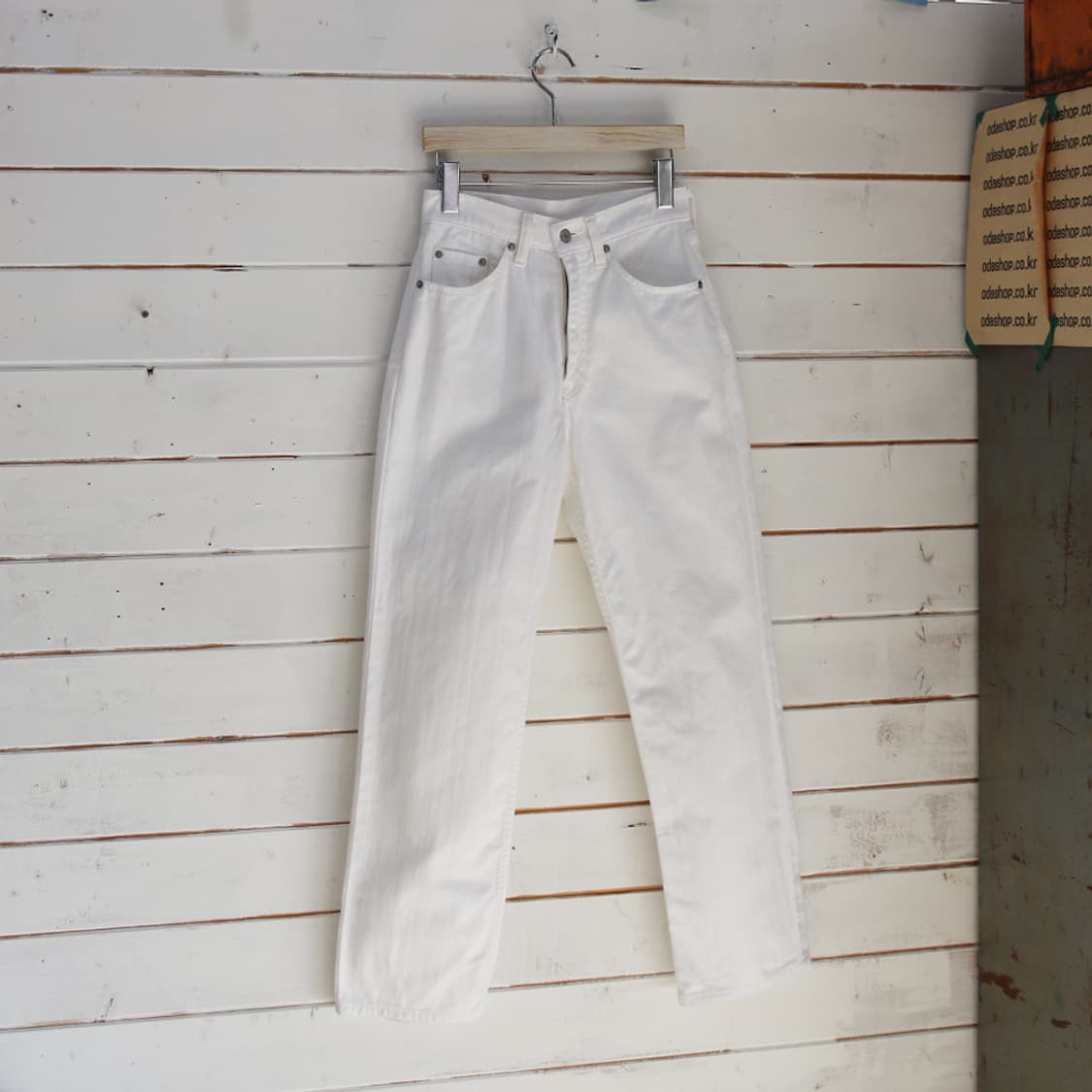 90's 리바이스 W519 화이트 진 (여성용 25.5) 상품이미지2