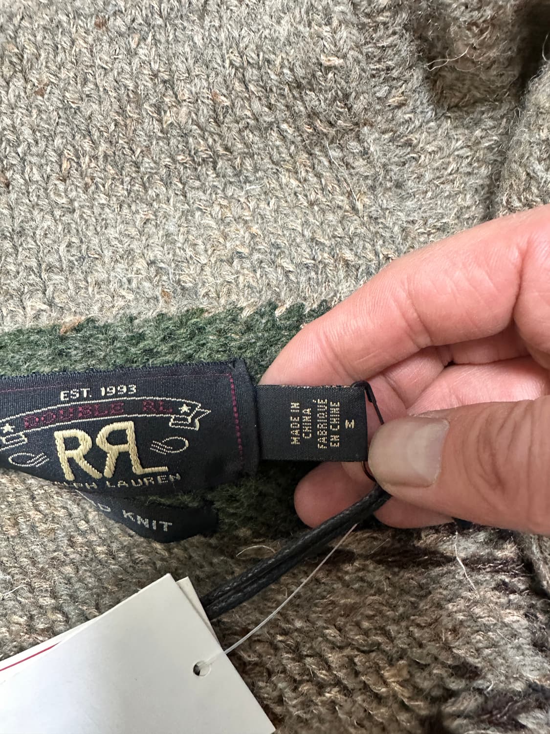 RRL 더블알엘 청둥오리 가디건 M 상품이미지4