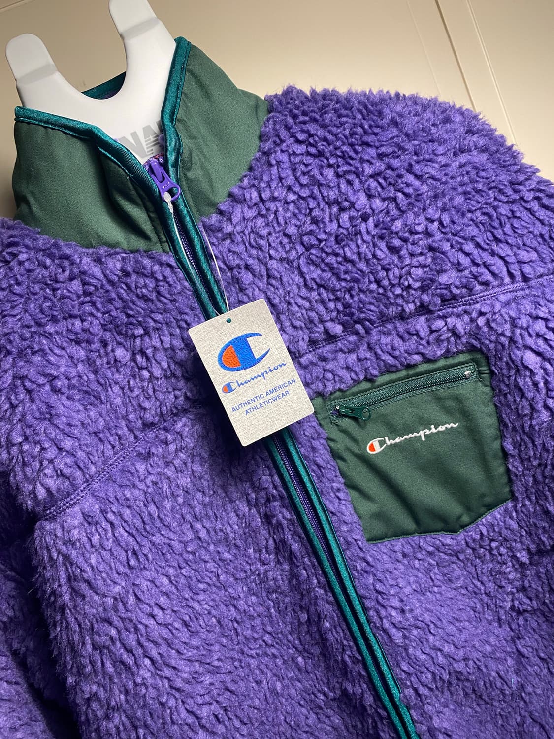 챔피온 뽀글이 플리스 코트 L 상품이미지1