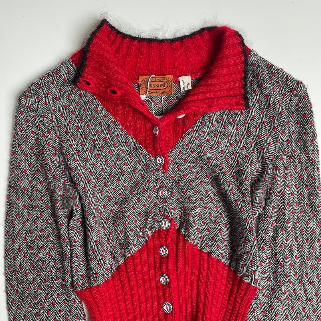 Missoni 레드 도트 가디건 (italy)   상품이미지3