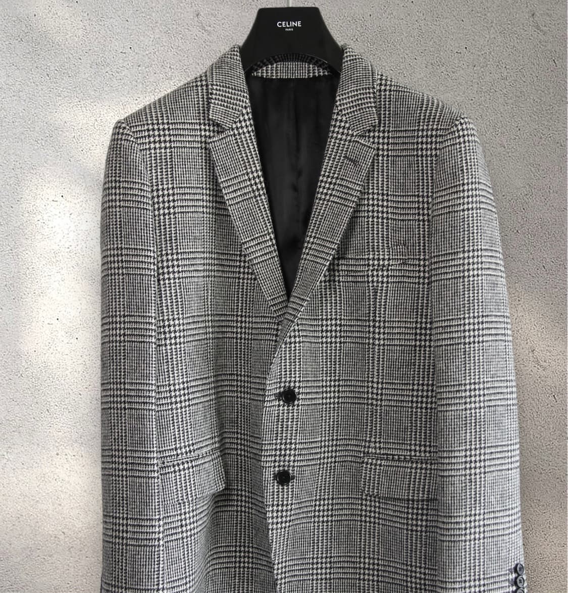 [BTS 뷔님 착용] 셀린느 프린스오브웨일즈 렉탱글 자켓 상품이미지2