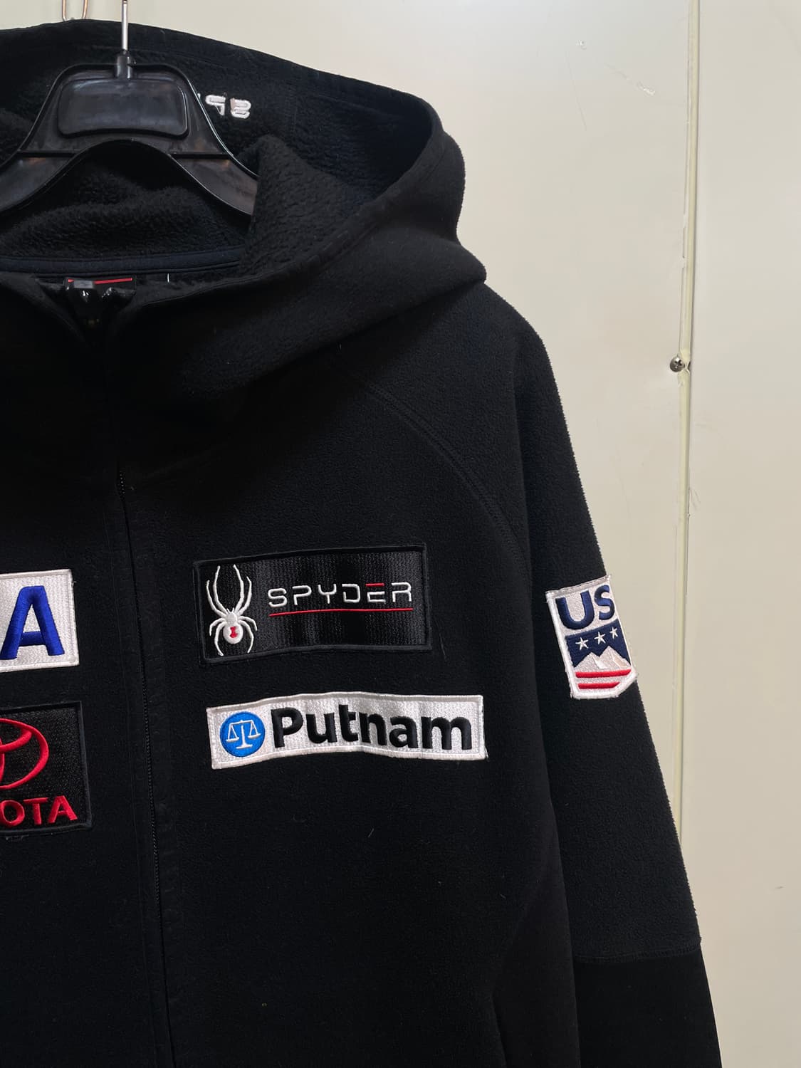 스파이더 us스키팀 후드집업 상품이미지2