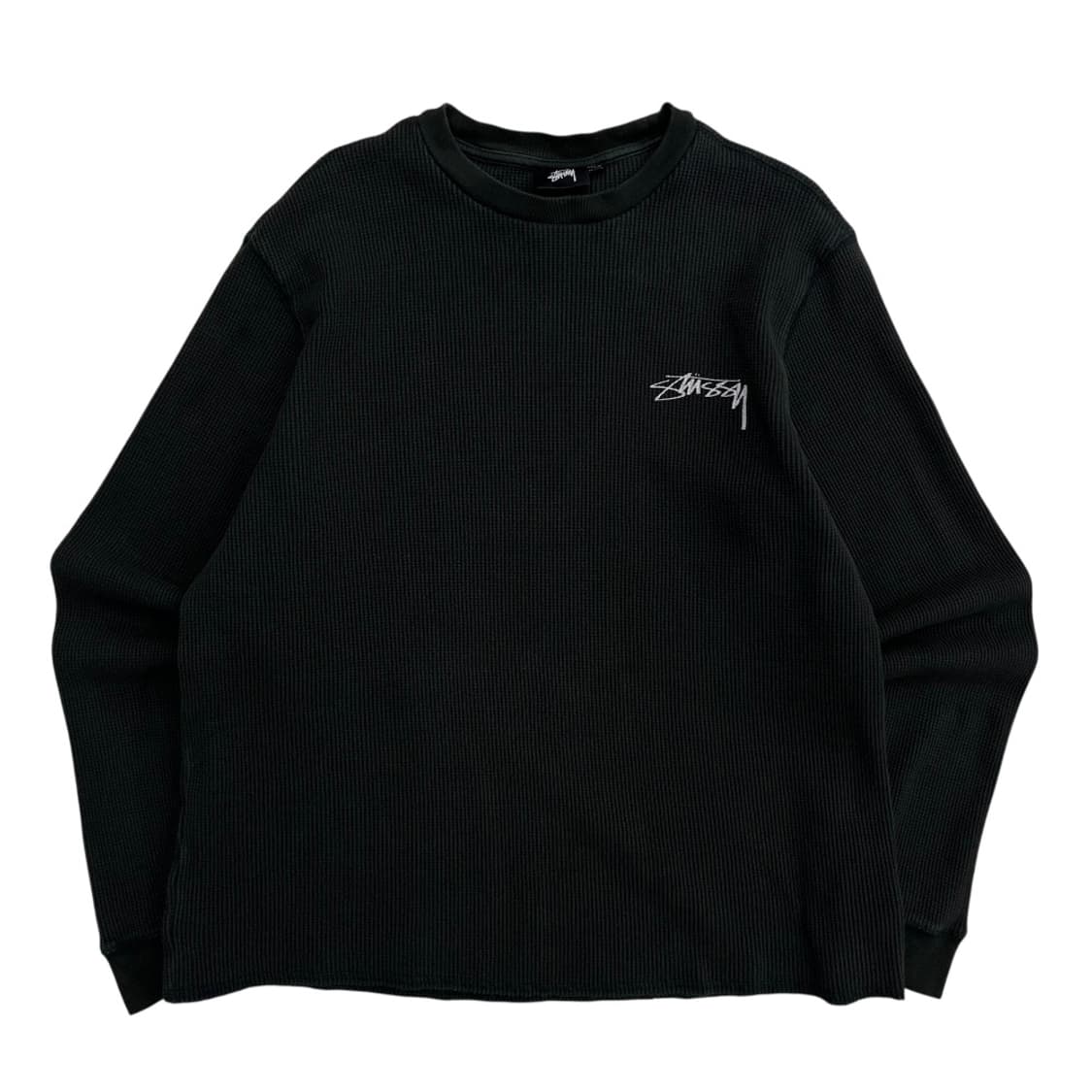 스투시 차콜그린 와플 슬리브 S 상품이미지3