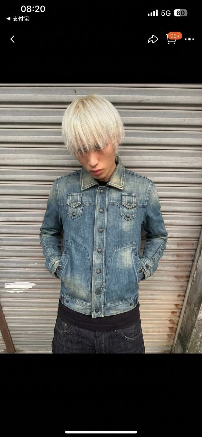 디젤 워시드 데님자켓 상품이미지1