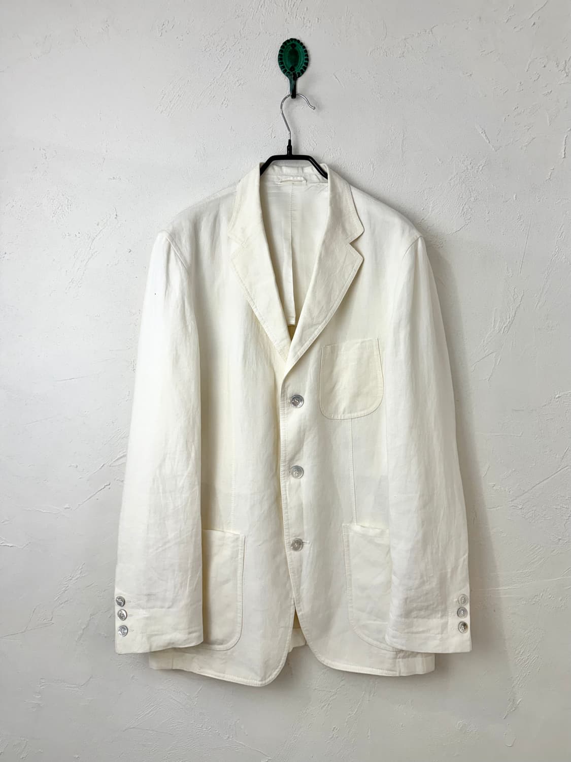 90s 이태리 리넨 테일러드 자켓 상품이미지1