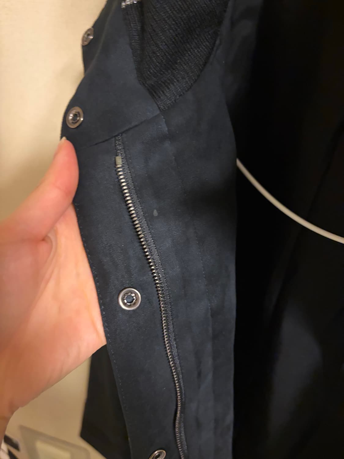 kiyoko takase 스웨이드 하이넥 블루종 자켓 키요코 타카세 상품이미지3