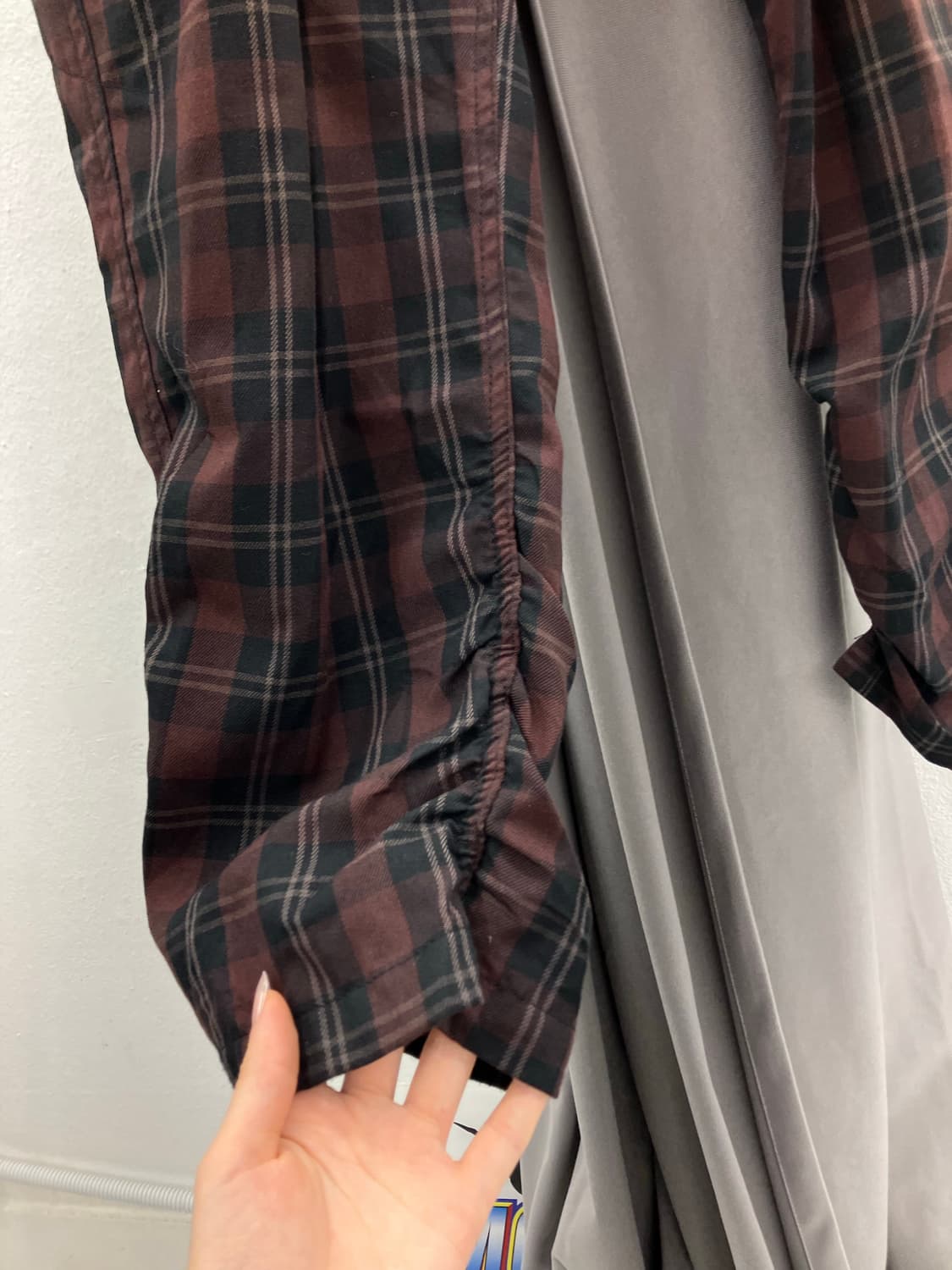 타탄체크 카프리팬츠  상품이미지3