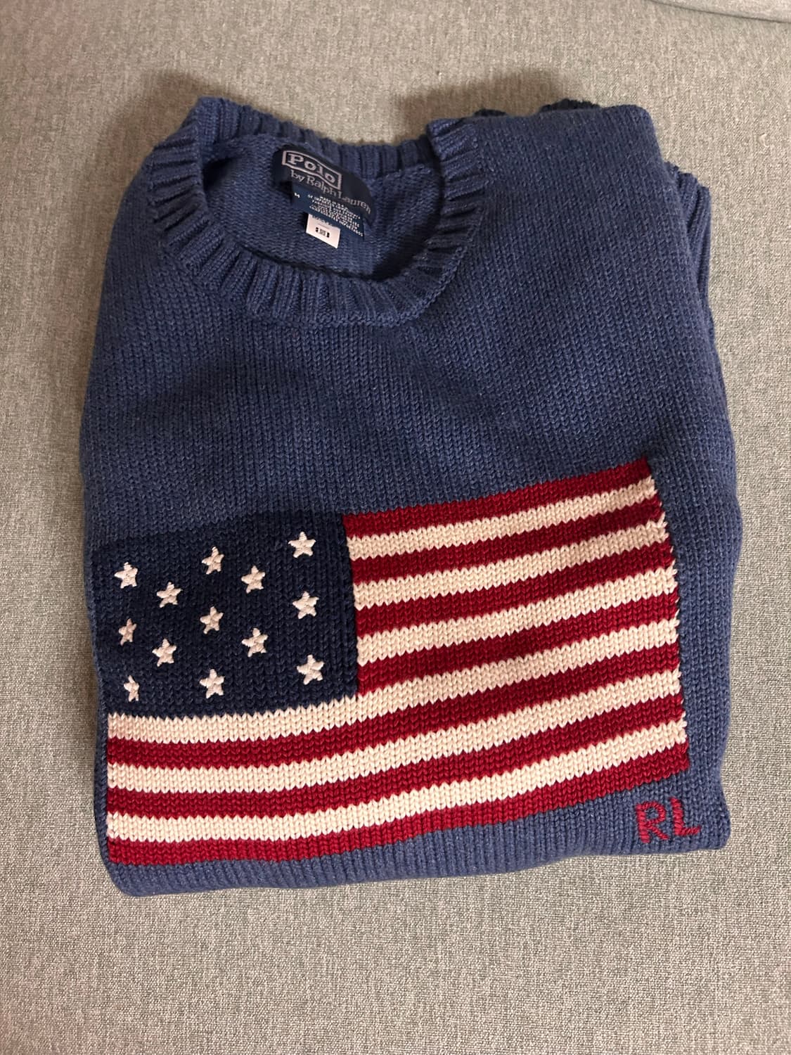 폴로 랄프로렌 25ss 성조기 니트 상품이미지1