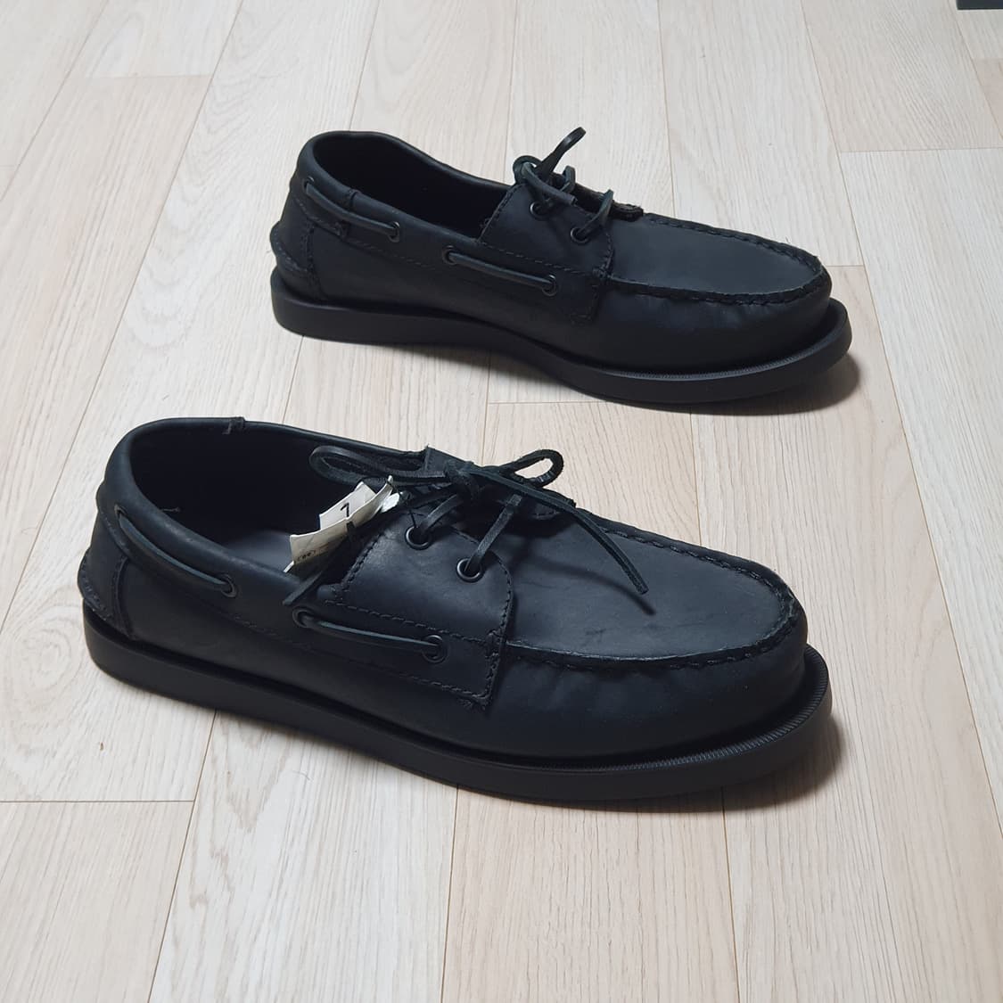 새제품270) 자라  가죽 데크 슈즈 로퍼 구두 상품이미지8