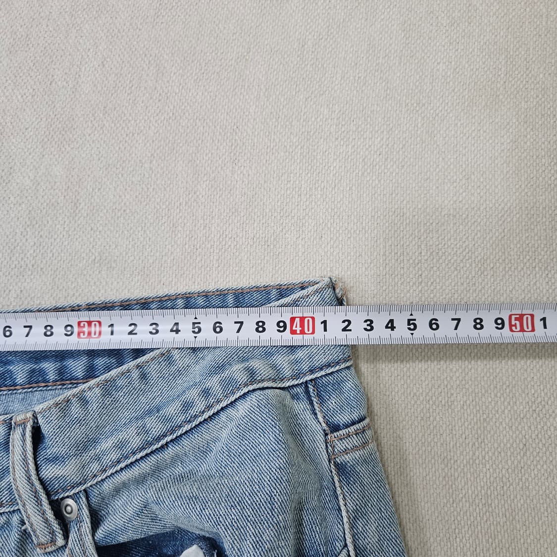 33 무신사스탠다드 연청 데님 팬츠 0331Y 상품이미지6