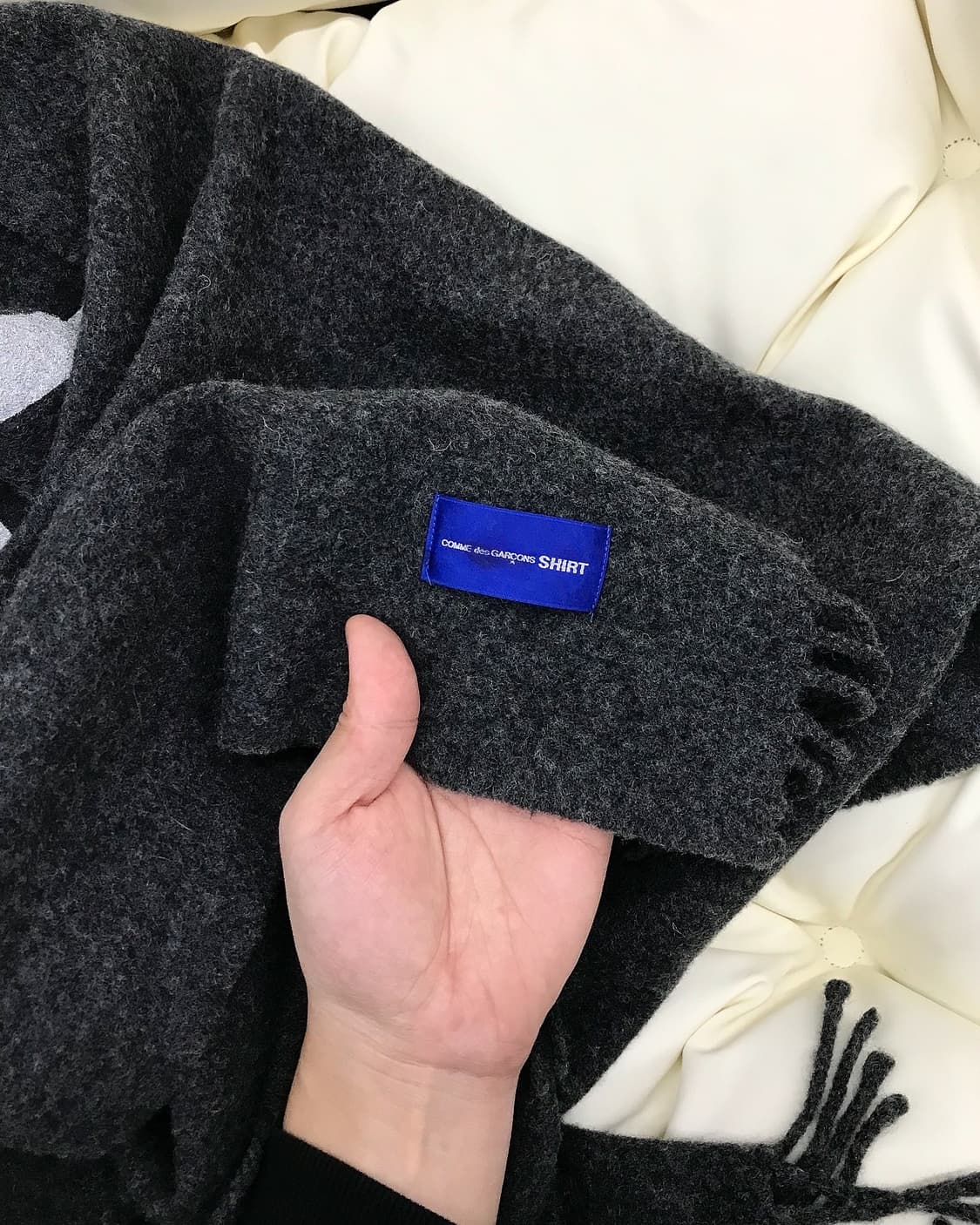 꼼데가르송 셔츠 울 머플러 상품이미지3