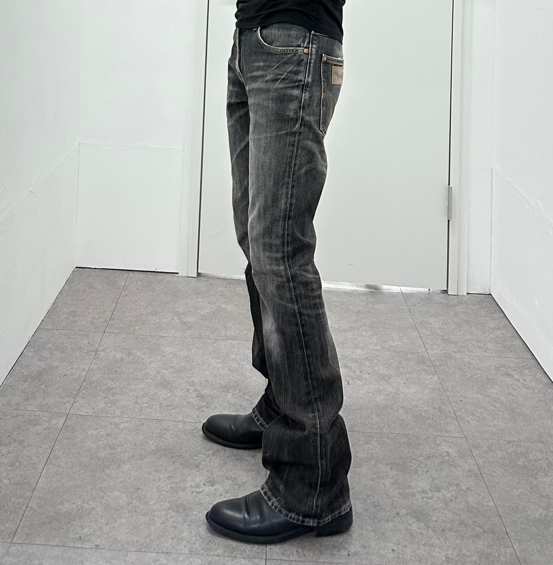 Wrangler flare denim washing pants 상품이미지2