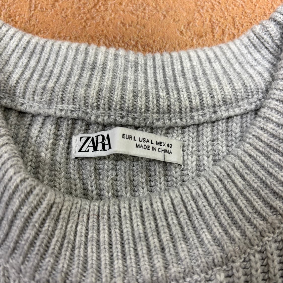 ZARA 자라 그레이 니트 상품이미지2