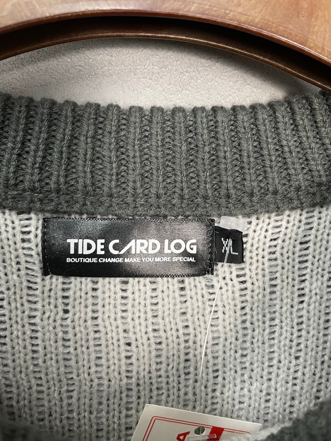 빈티지 데미지 그레이 니트 H2061 상품이미지5