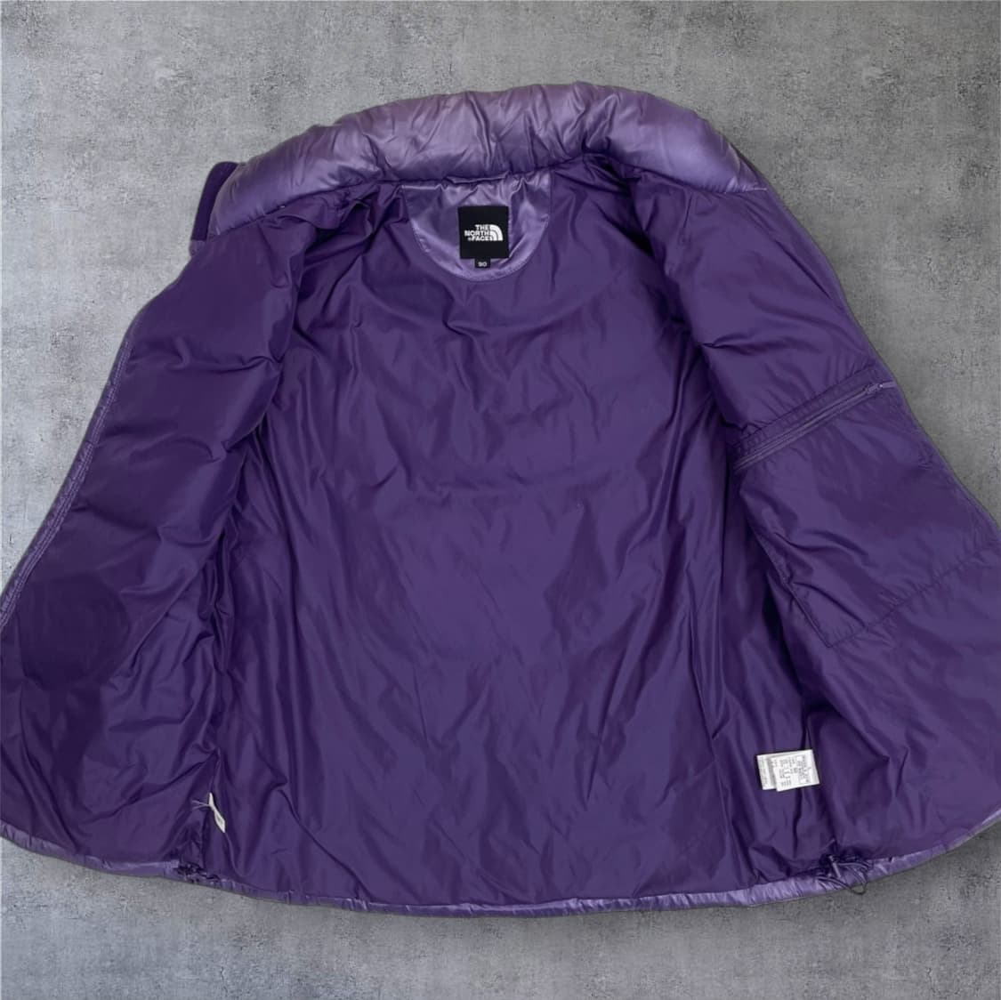 노스페이스 퍼플 600필 구스다운 경량 패딩조끼 베스트 90 상품이미지4