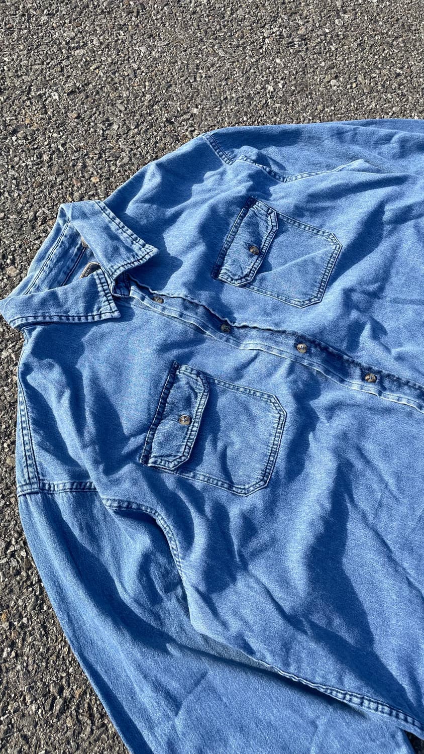 Wrangler 프리미엄 퀄리티 데님 셔츠 XL 상품이미지4