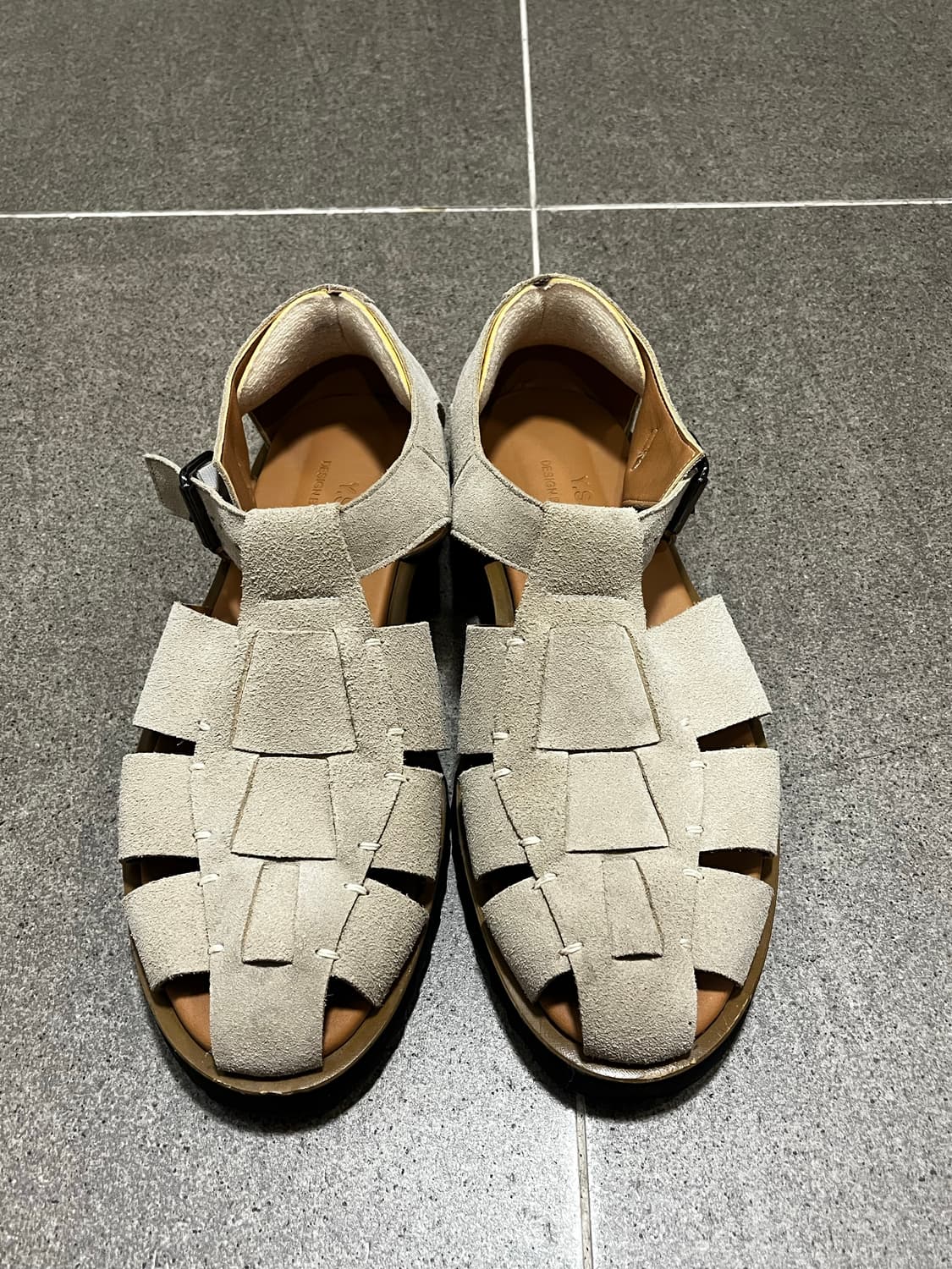 뉴치프시크 레더 매쉬 샌들 상품이미지2