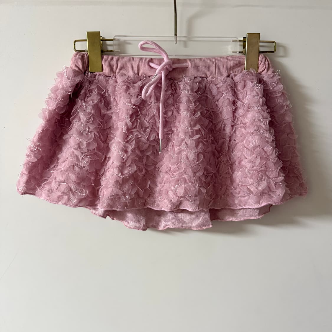 새상품 여자 플로럴 숏 치마바지 (핑크) 상품이미지1