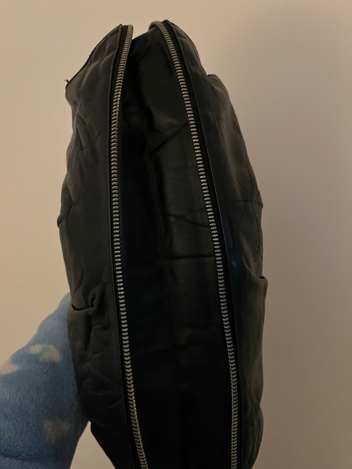 Japanese vintage all black shoulder bag 상품이미지5