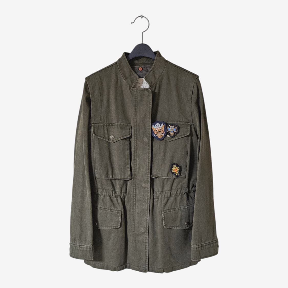 메종드메이어 카키 밀리터리 야상자켓 55 미착용 상품이미지3