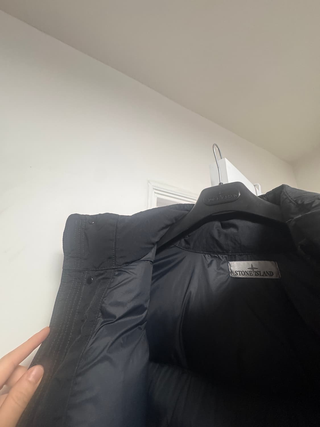 스톤 아일랜드 24fw 크링클랩스 논후드 패딩 M 상품이미지6