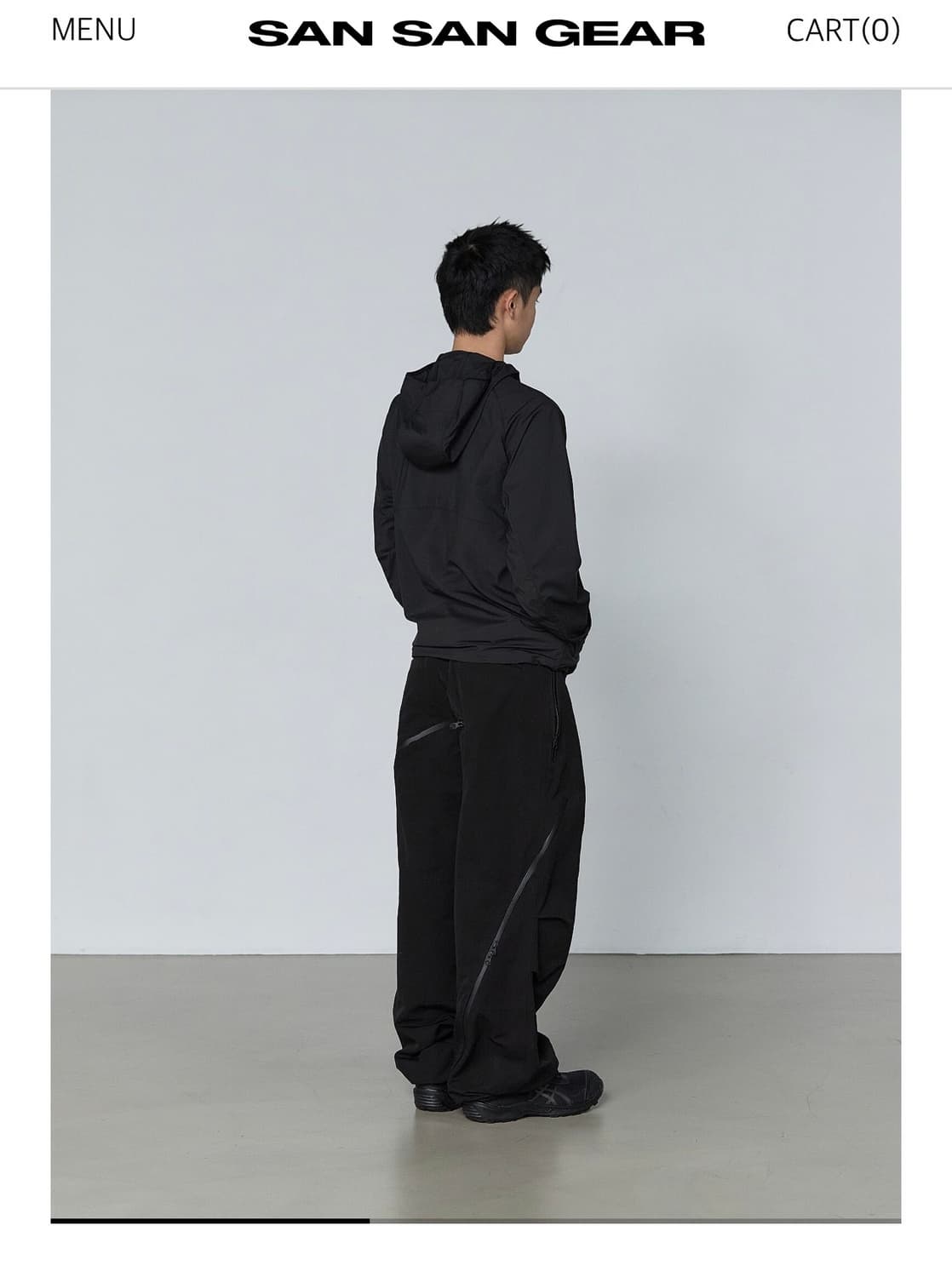 산산기어 시프트 자켓 블랙 (바람막이) 상품이미지5