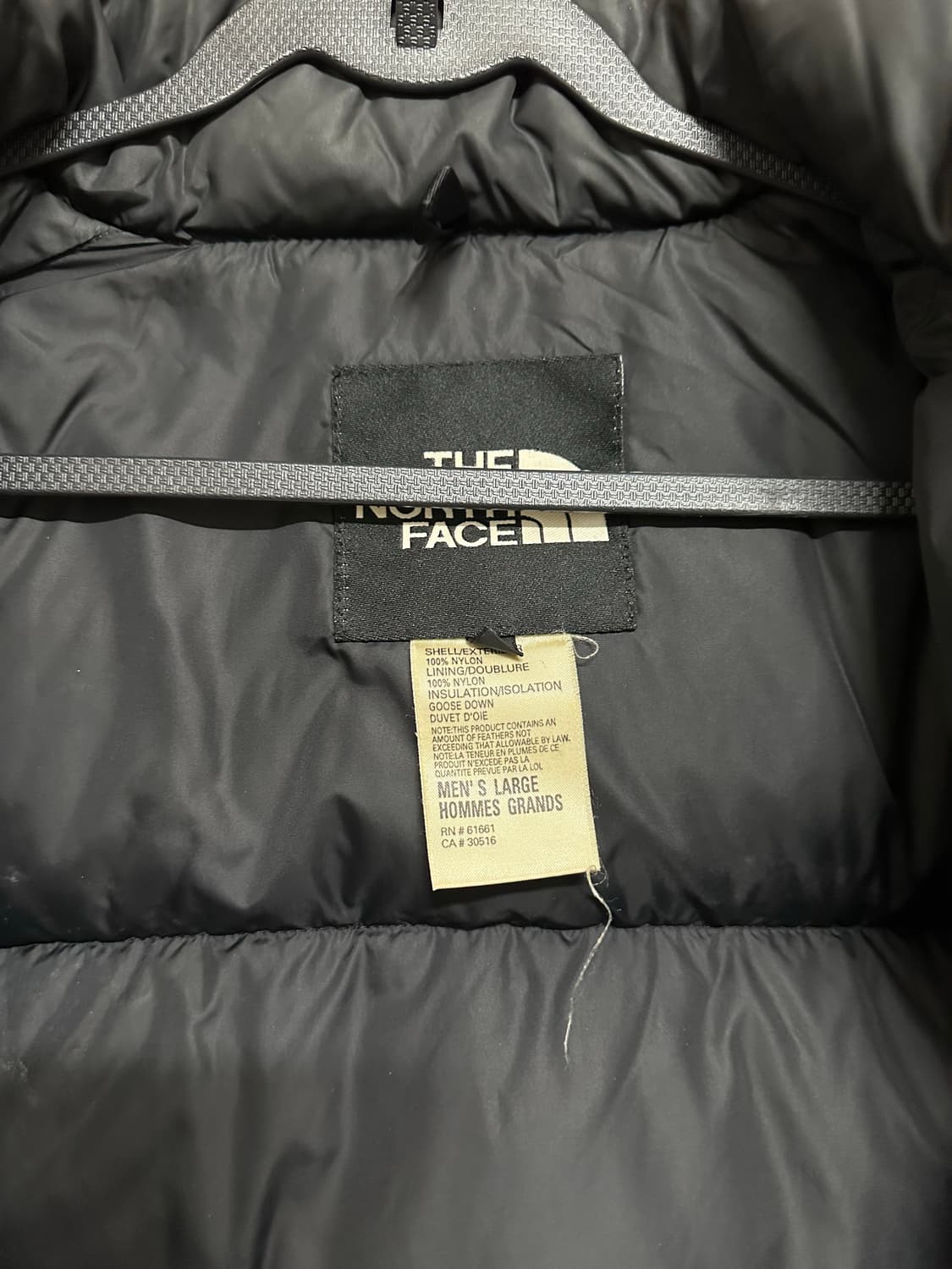 노스페이스 700 눕시 패딩 블랙 L 상품이미지6