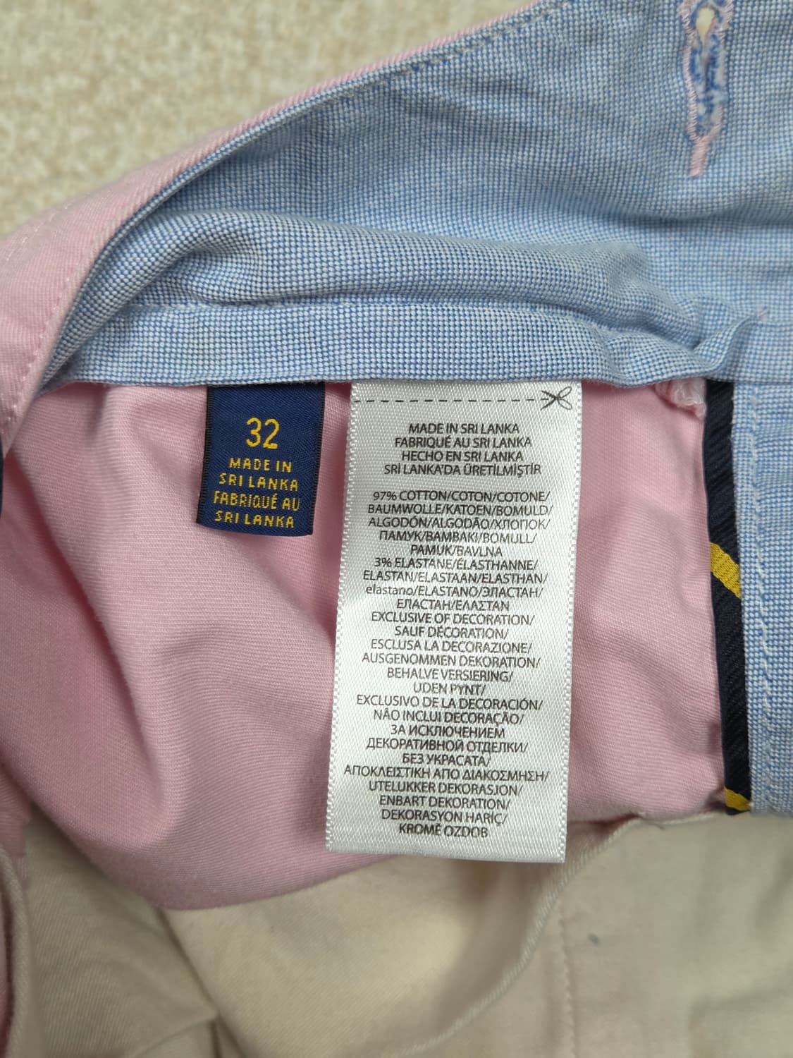 [폴로 랄프로렌] 스트레치 슬림핏 치노 반바지 | S00345 상품이미지4