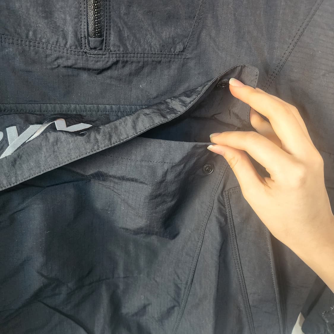 다이나핏 블랙 아노락 바람막이 상품이미지5