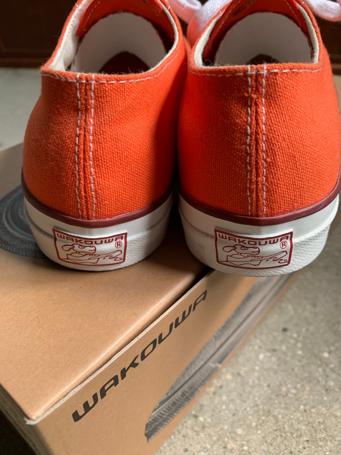 WAKOUWA 아나토미카 오렌지 스니커즈 6사이즈 와쿠와 새제품 덱슈즈 상품이미지4