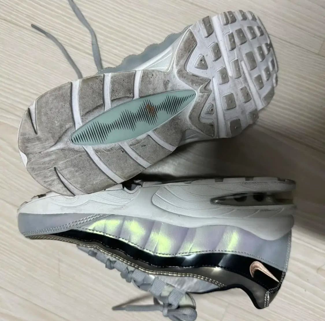 나이키 에어 맥스 95 에어맥스 실버 230 상품이미지3