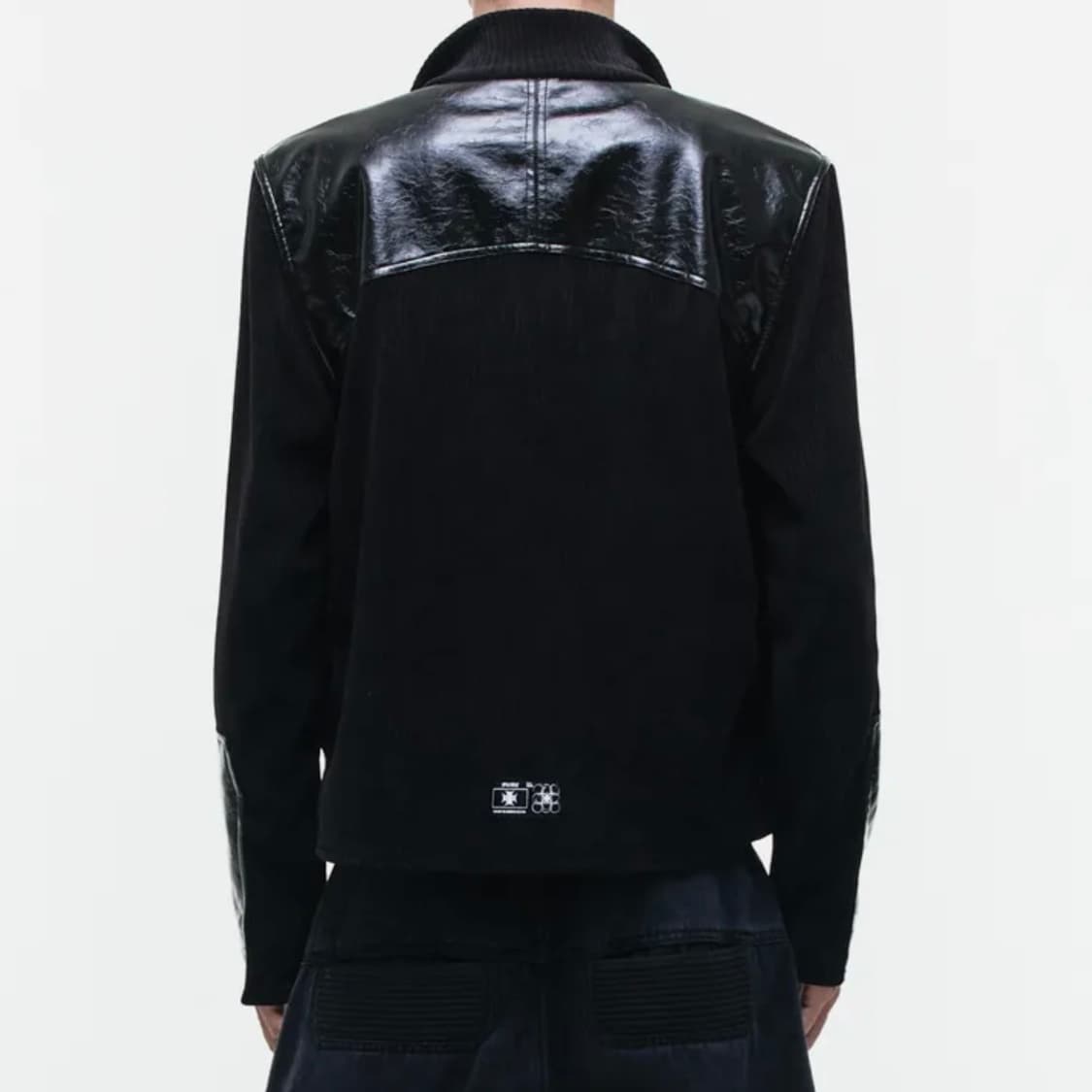 Op. 03 COMBAT LEATHER PATCH KNIT-ZIP 상품이미지2
