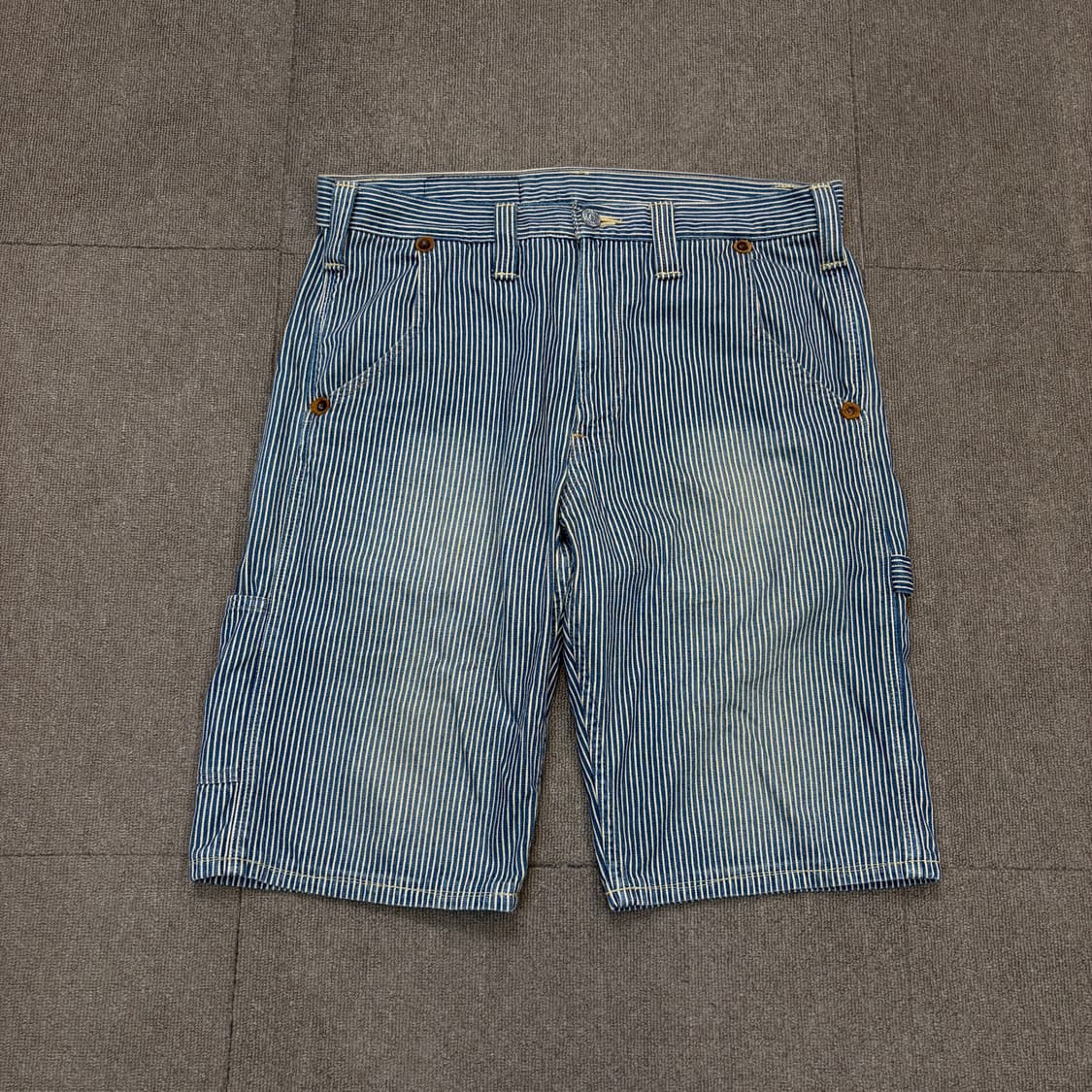 levis 503 리바이스 히코리 카펜터 신치백 하프 데님  상품이미지1