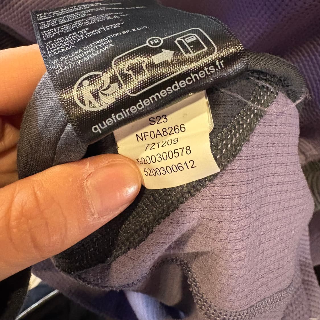 노스페이스 라벤더 그레이 미드레이어  상품이미지7