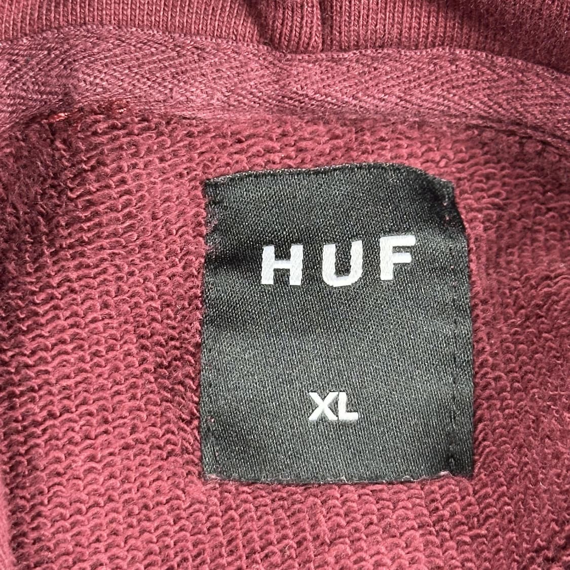 huf 허프 버건디 후드티 (XL) 상품이미지5