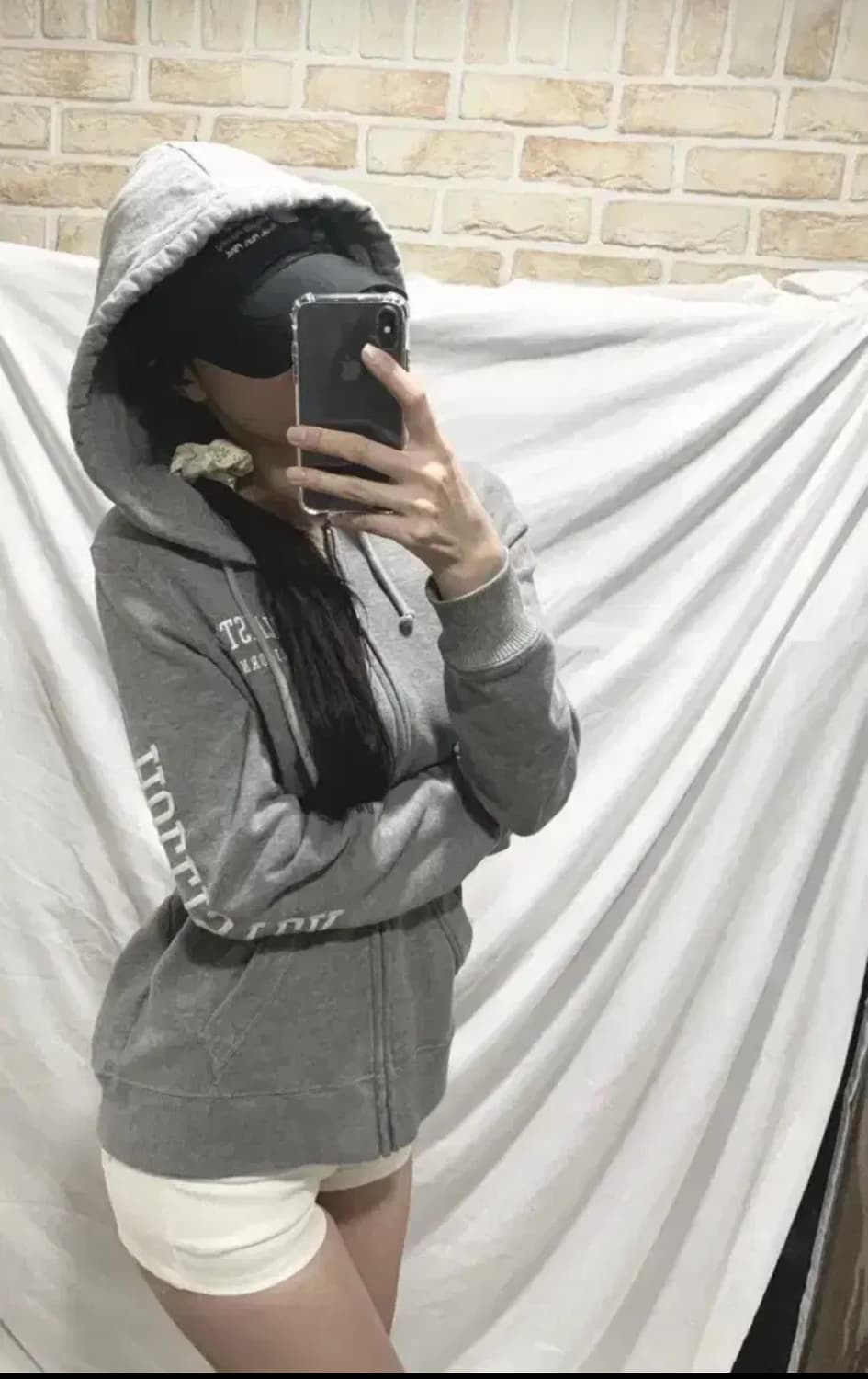 홀리스터 후드집업 ,그레이,M 상품이미지5