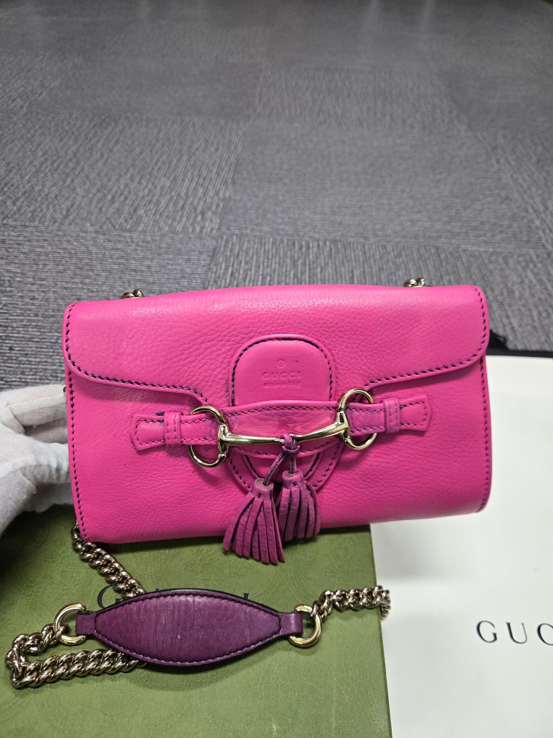 [특가][정품] 구찌 홀스빗 체인 크로스백 상품이미지1