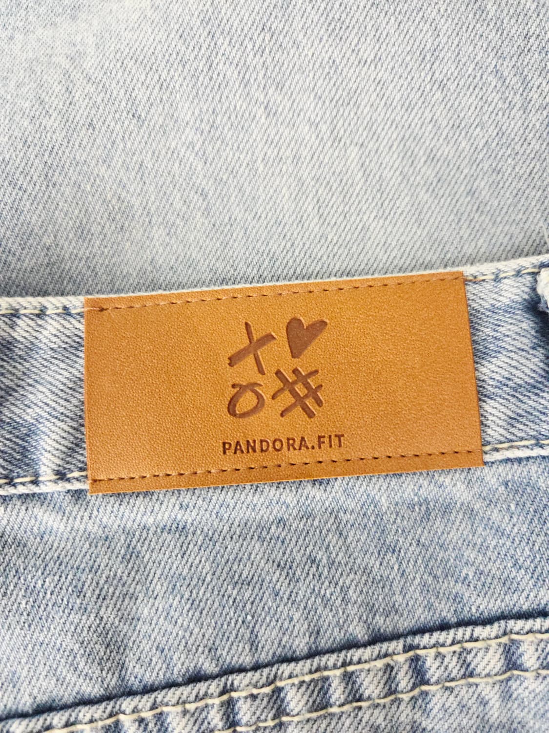 PANDORA.FIT 판도라핏 연청 데님 스커트 상품이미지4