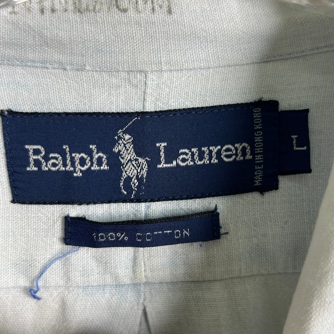 폴로 랄프로렌 빈티지 버튼 다운 셔츠 L 상품이미지3