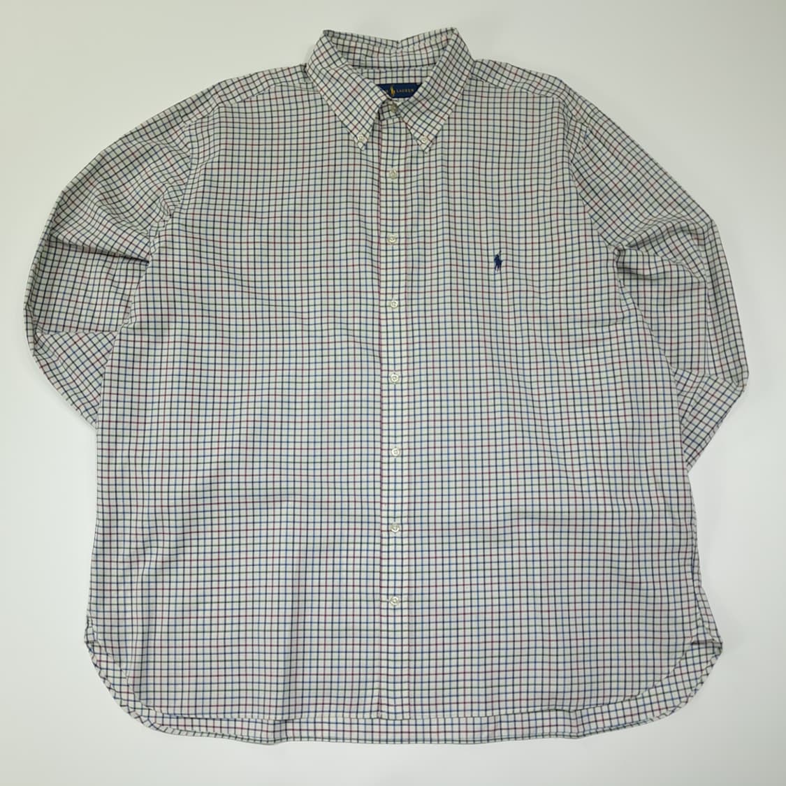 CL402 2XB 폴로 코튼 태터솔체크 버튼다운 멀티 셔츠 남방 상품이미지1