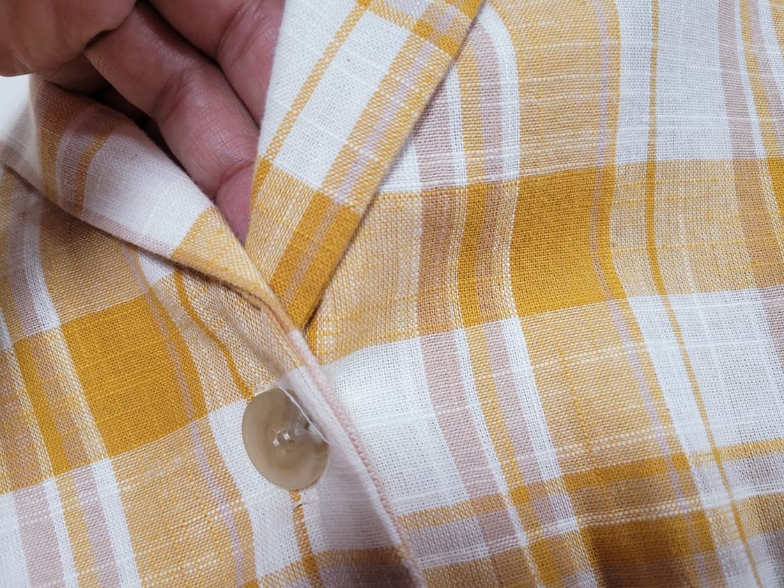 JJ지고트(JIGOTT) 체크 린넨원피스 55 상품이미지3