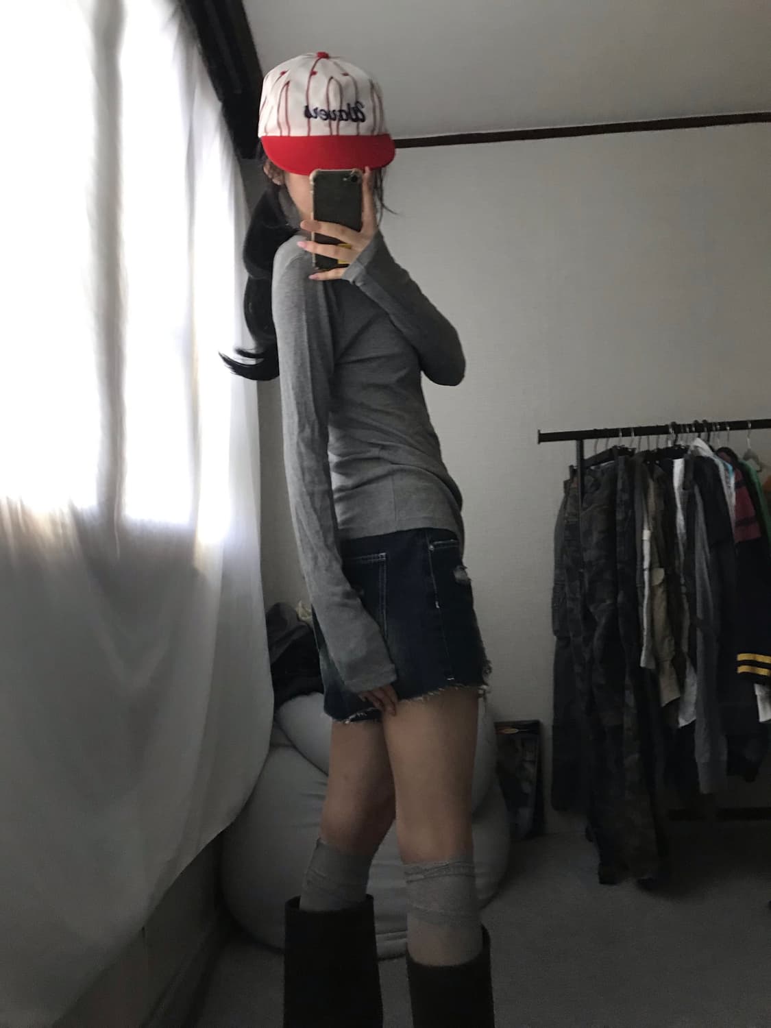 폴로 그레이 와플 롱슬리브 상품이미지3