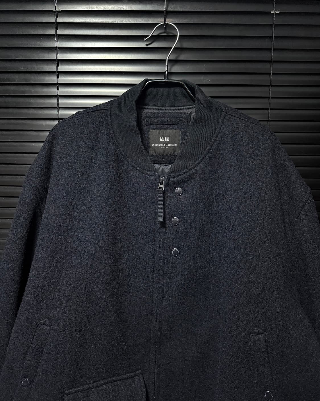 유니클로 엔지니어드 가먼츠 엔가 네이비 남색 블루종 봄버 자켓 3XL 상품이미지6