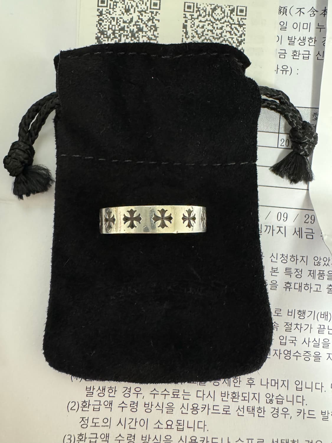 크롬하츠 포에버링 us9.5 상품이미지4